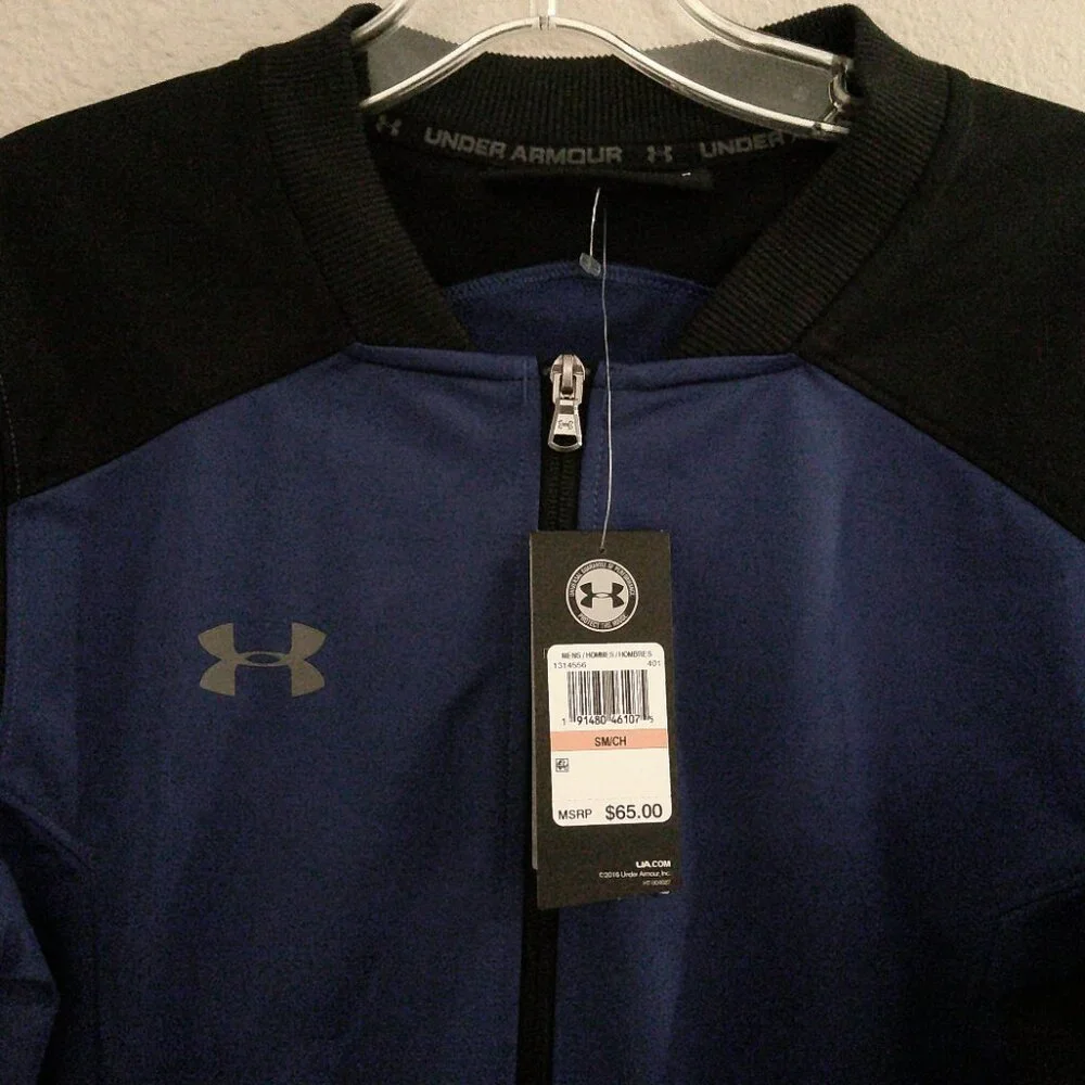 Under Armour Challenger Track Jacket, Blue / Black, Unisex
